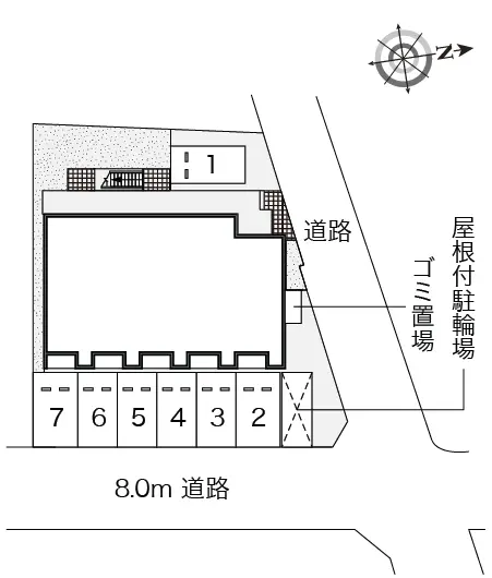 ★手数料０円★姫路市西庄　月極駐車場（LP）